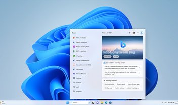 Windows 11 ganha Bing com ChatGPT e funções de IA no Menu Iniciar
