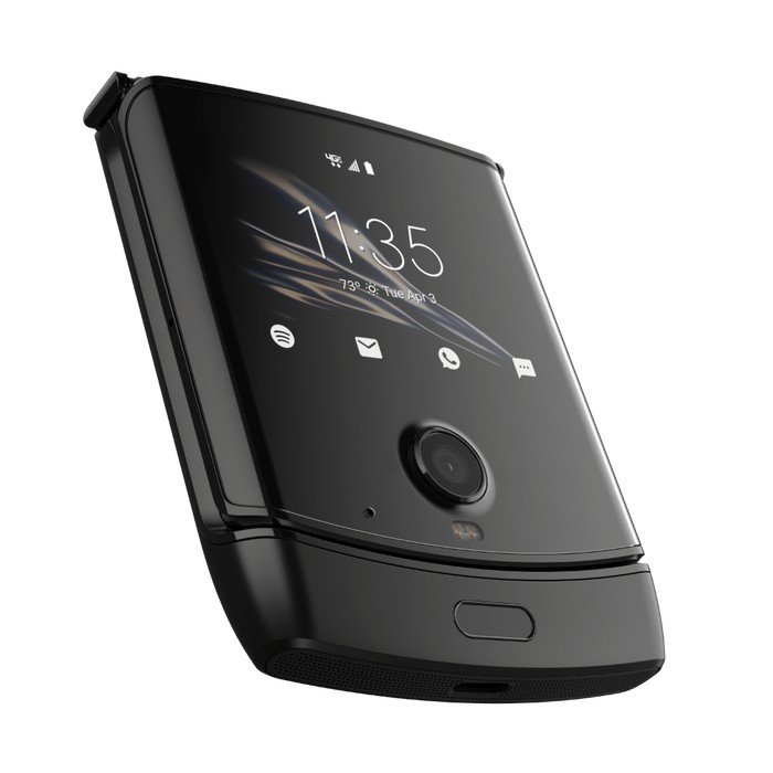 O smartphone Motorola Razr chegou em 2019, inspirado no antigo V3.