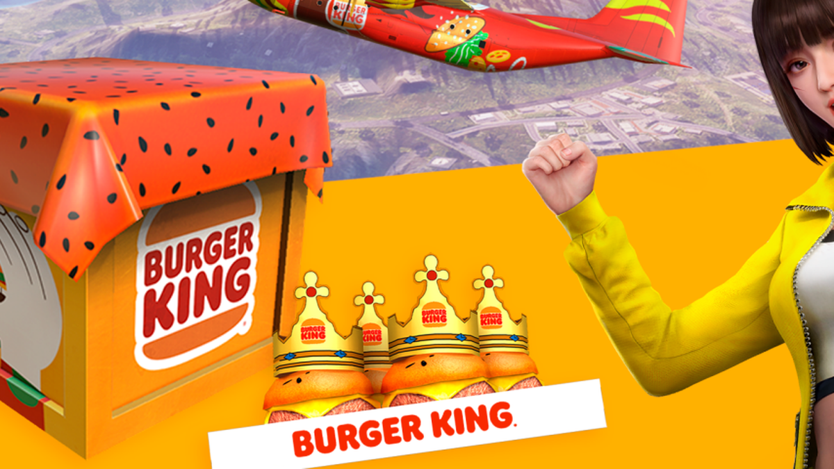 Burger King lança combo Free Fire e amplia presença no universo