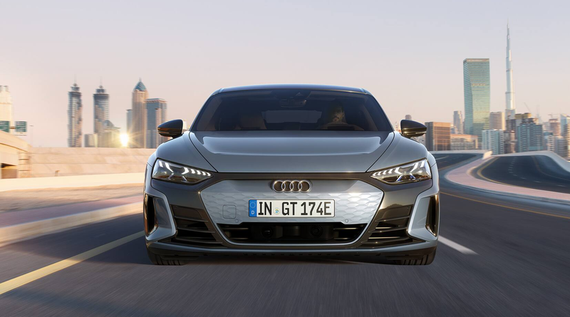 Imagem de divulgação do Audi E-tron GT Quattro.