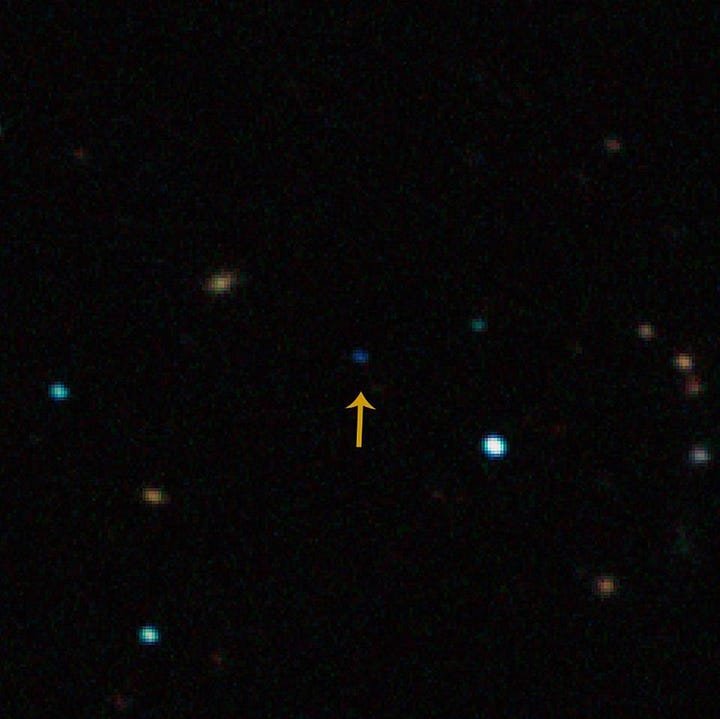 Planeta errante observado em infravermelho em telescópios do ESO.