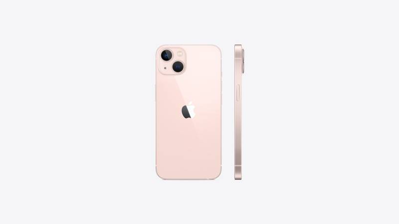 O rosa é a segunda cor mais popular no iPhone 13 e no iPhone 13 Mini.
