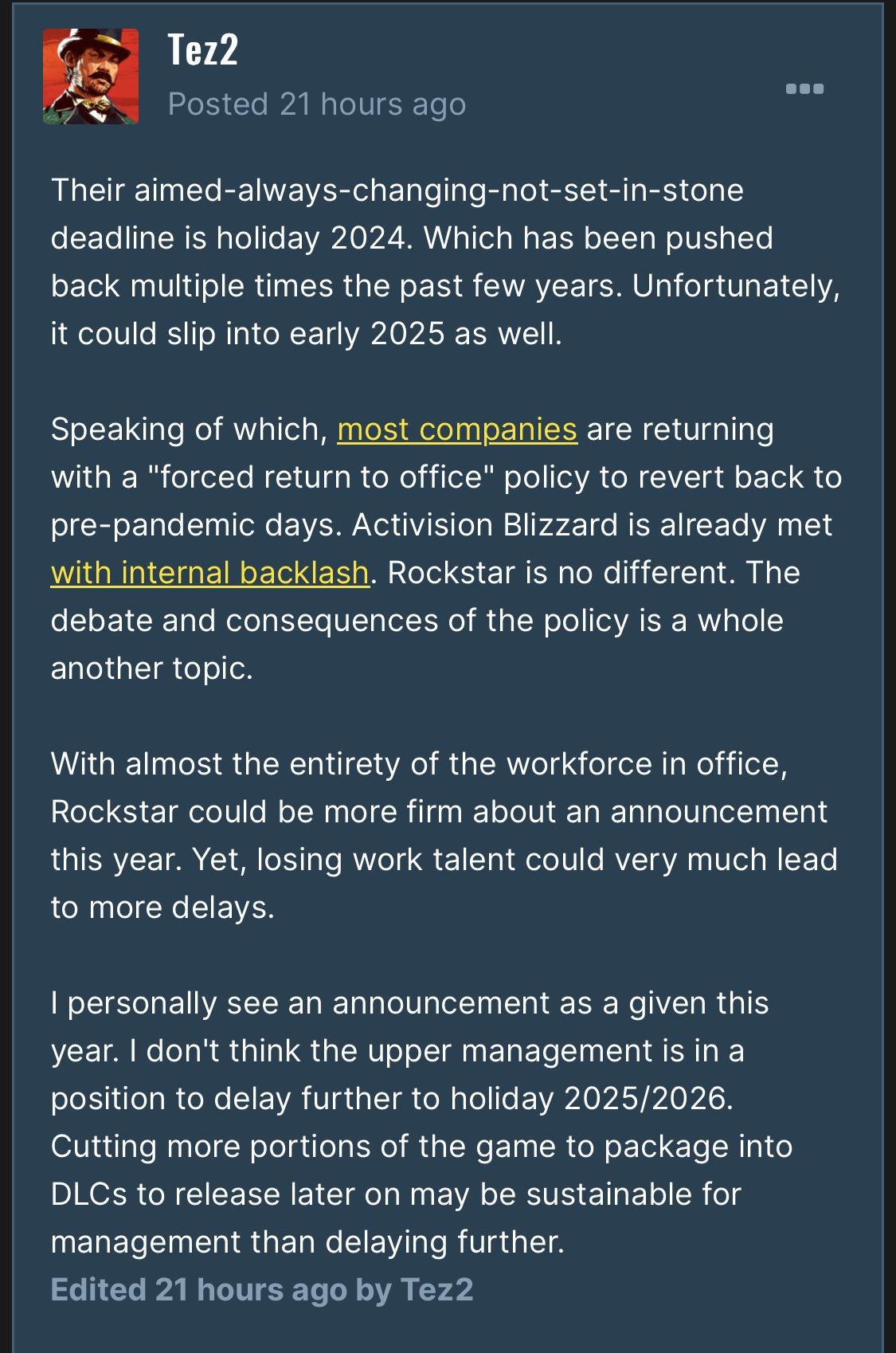 Leaker aponta possível corte de conteúdo da versão base de GTA 6 para evitar atrasos no lançamento do jogo