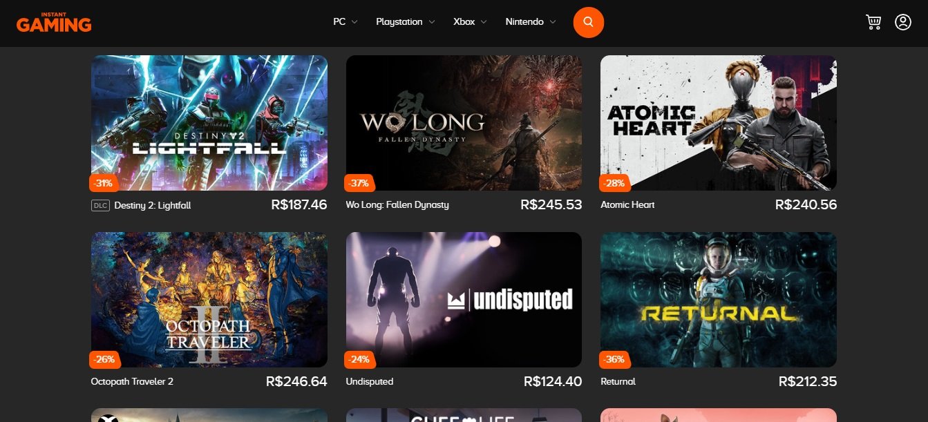 Instant Gaming oferece jogos com até 35% de desconto; saiba mais! - TecMundo