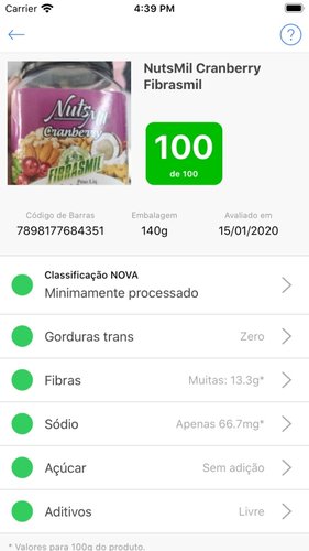 Exemplo de alimento analisado pelo Desrotulando. (Fonte: Desrotulando/Divulgação)