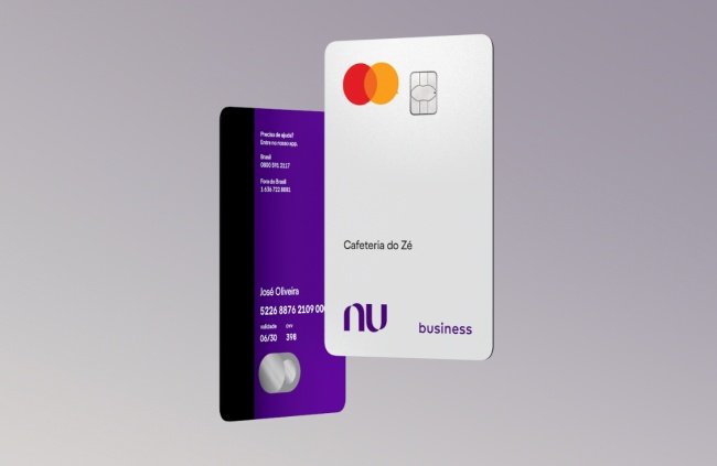O cartão PJ Nubank pode ser usado para débito e crédito e é livre de anuidade.