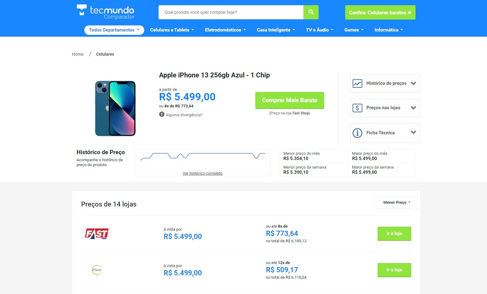 Comparador TecMundo: as melhores ofertas estão reunidas aqui