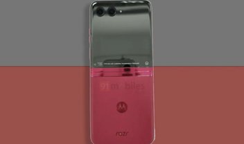 Moto Razr 2023: imagem mostra dobrável da Motorola com duas cores