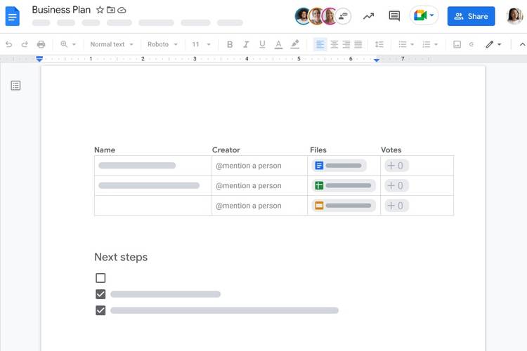 O Google Docs é um exemplo de site onde é possível produzir um mesmo conteúdo com outras pessoas em tempo real