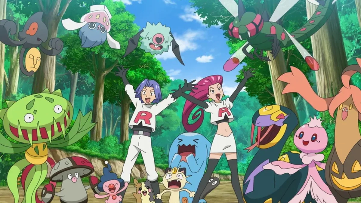 A Equipe de Ash em Jornadas Pokémon