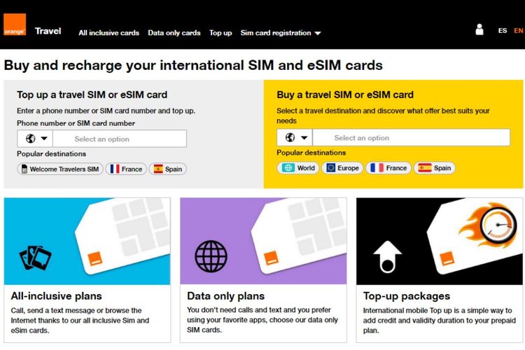 Os eSIMs da Orange permite o uso do WhatsApp brasileiro.