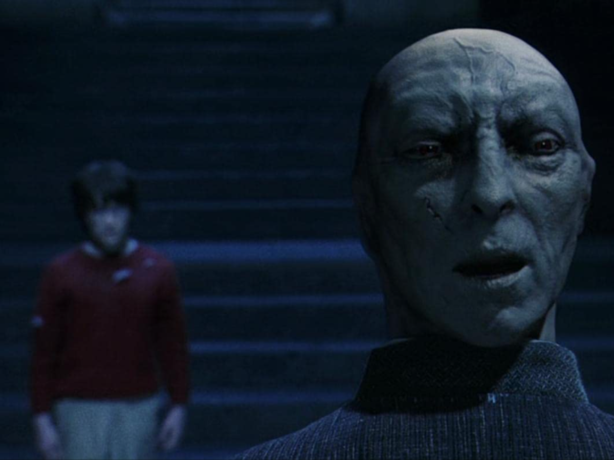 Lord Voldemort em Harry Potter e a Pedra Filosofal (2001).