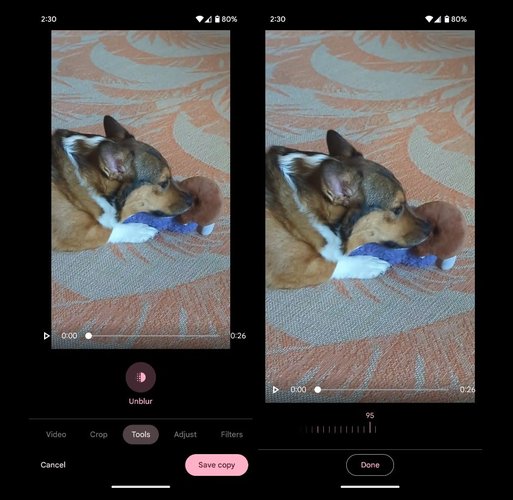 Video Unblur promete corrigir certas imperfeições das imagens em vídeo.