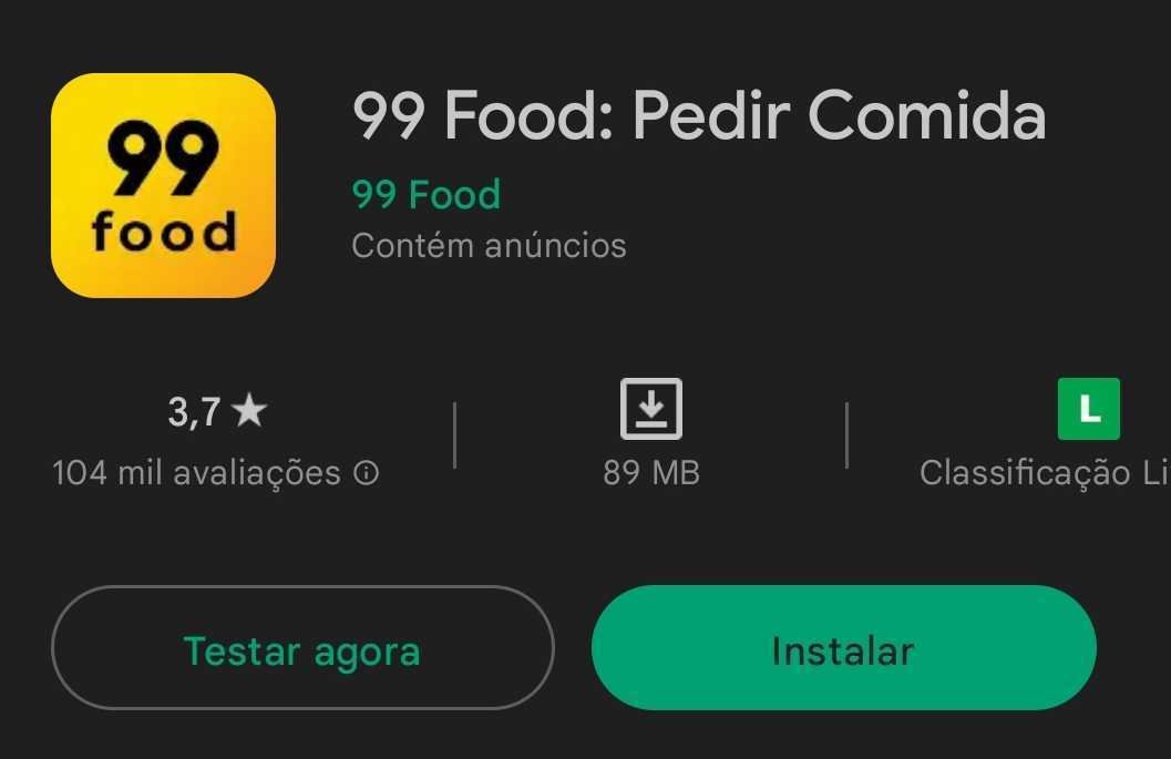 99food Google Play Store
