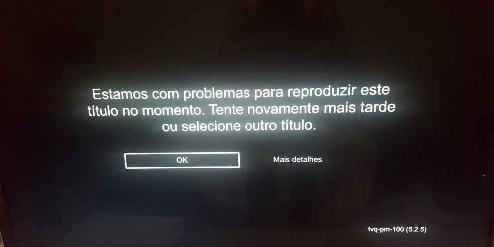 Como solucionar erro na NETFLIX