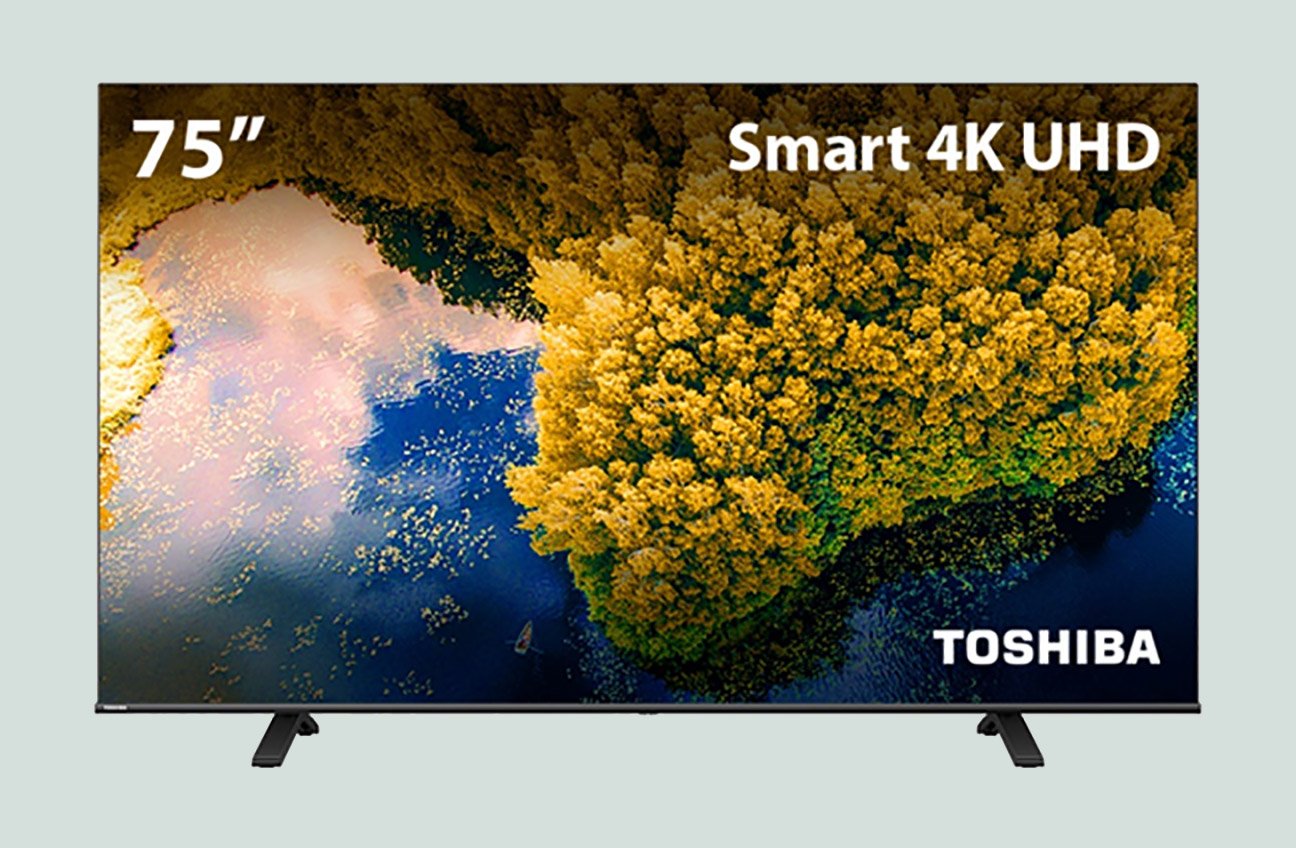 A Smart TV DLED 4K é o maior modelo e tem potência de 15 WRMS em cada alto-falante. 