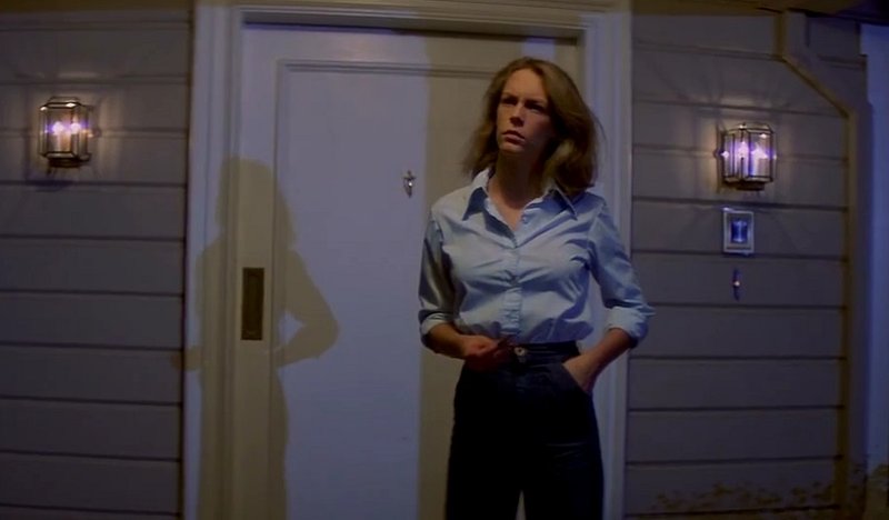 Jamie Lee Curtis em Halloween.