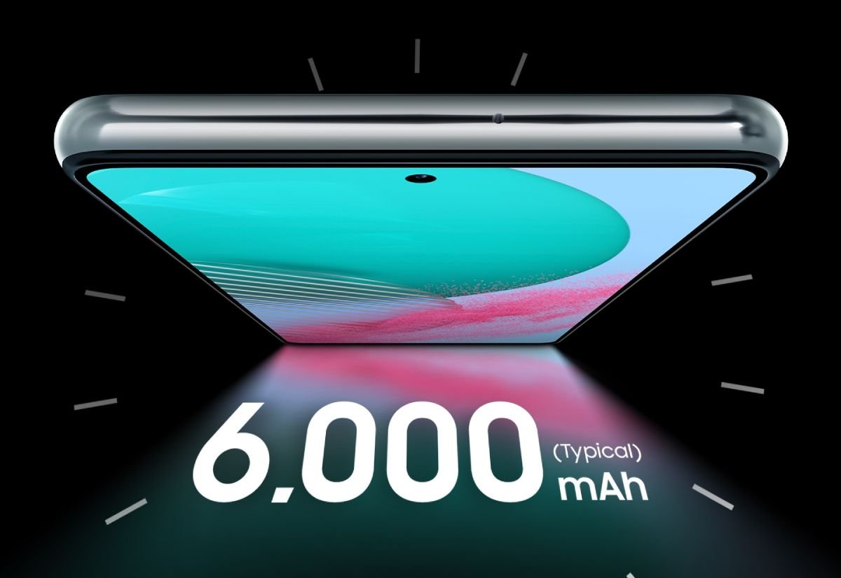 Bateria de 6.000 mAh é um dos destaques do Galaxy M54.