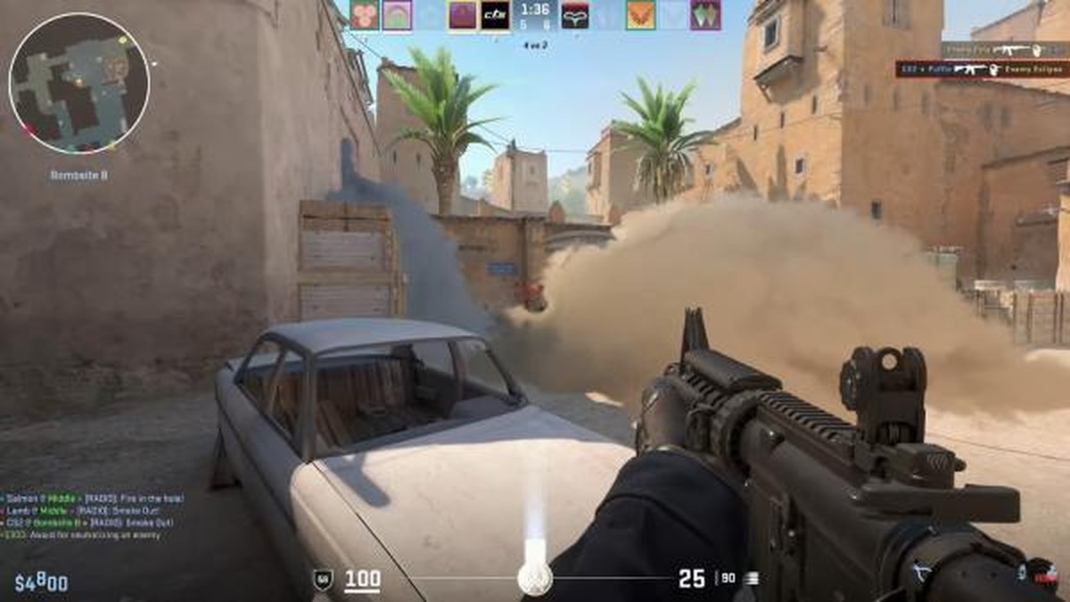 Counter-Strike 2 teve ligeiro aumento no FPS em todos os mapas com