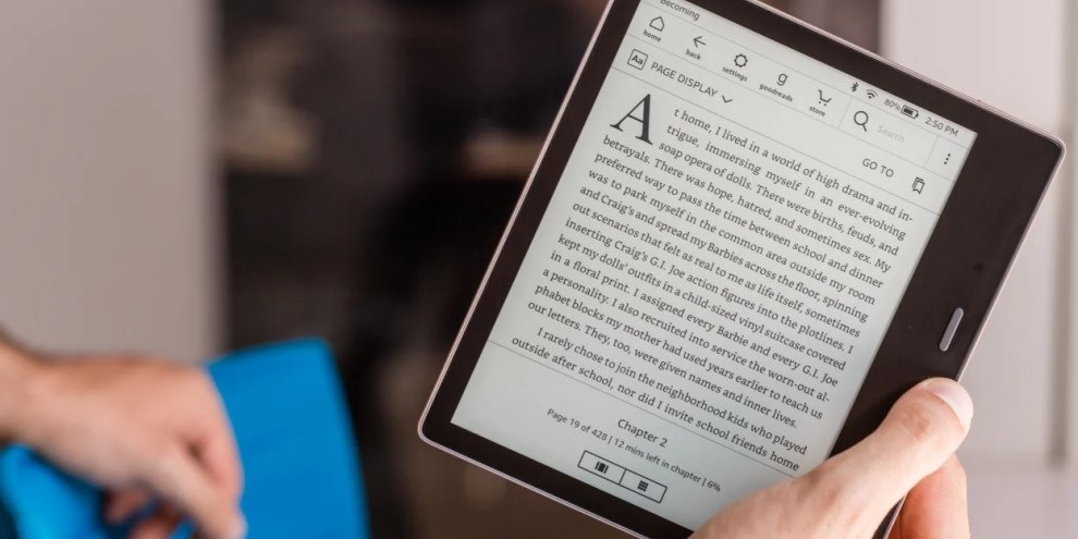 Kindle Oasis é o modelo premium da Amazon. 