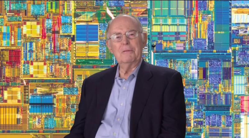 O engenheiro Gordon Moore revolucionou a indústria tecnológica. 