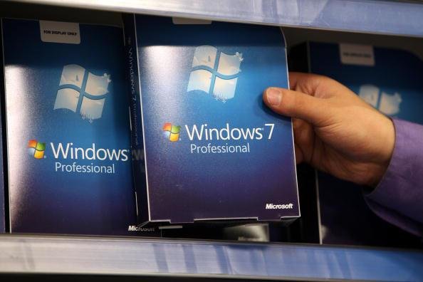 Windows 7 foi lançado originalmente em 2009.