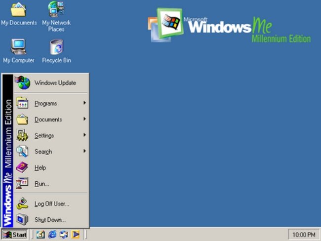 Windows Millennium Edition.