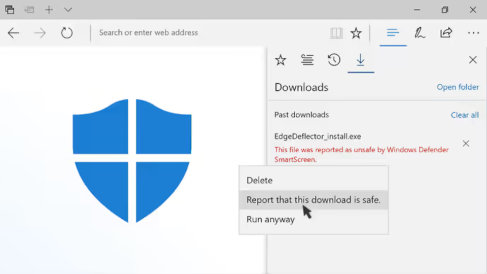 Microsoft Defender reportou links confiáveis como maliciosos. (Fonte: Ctrl Blog/Reprodução)
