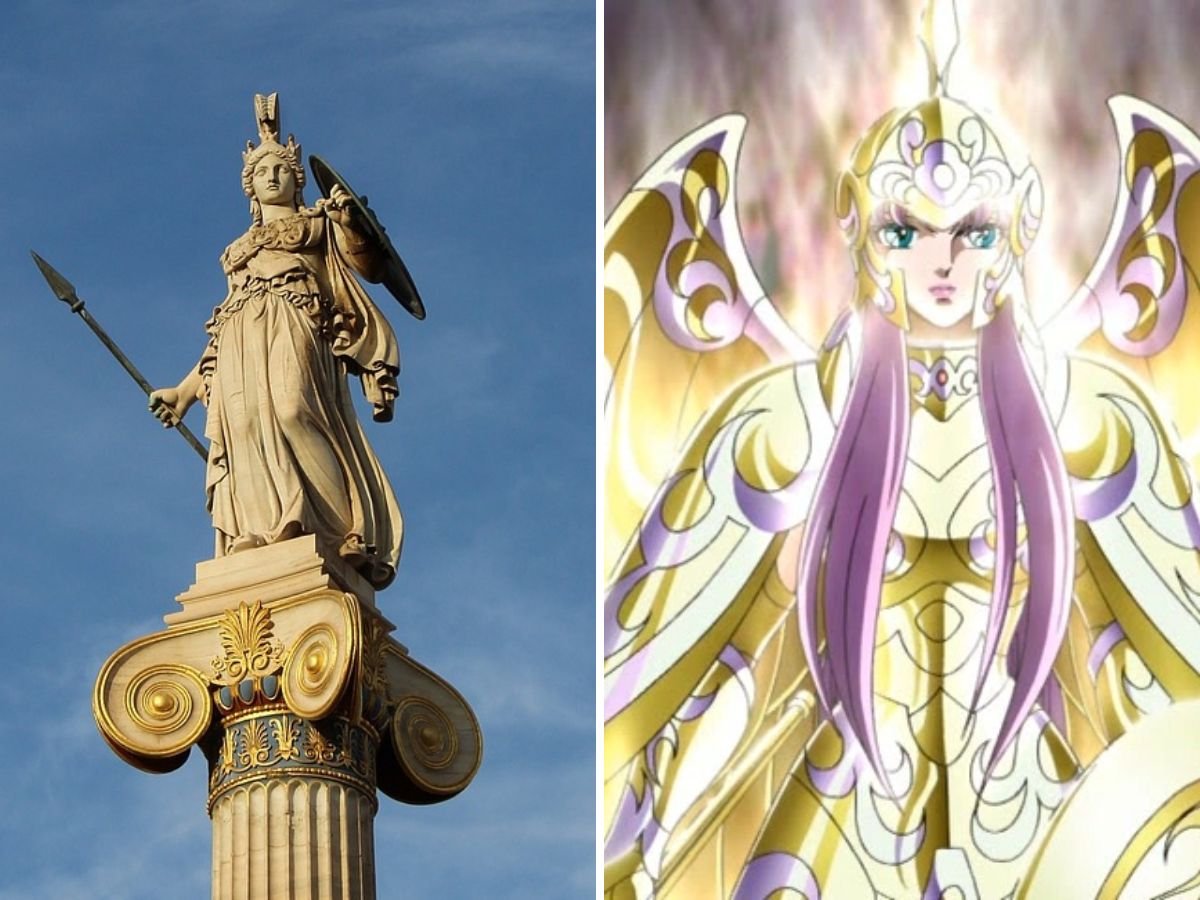  Saori é a encarnação da deusa Atena.