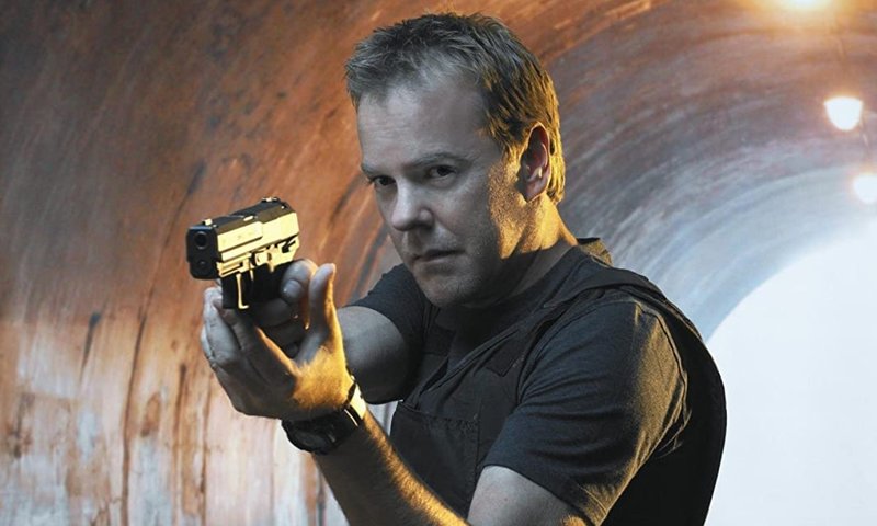 Kiefer Sutherland estrelou por oito anos o seriado 24 Horas