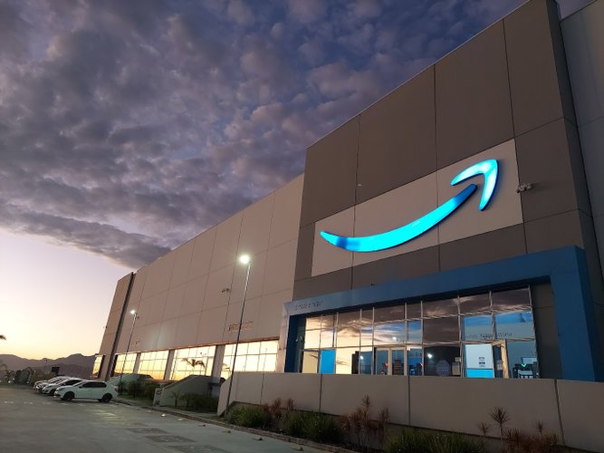 Centro de distribuição da Amazon em São João de Meriti.