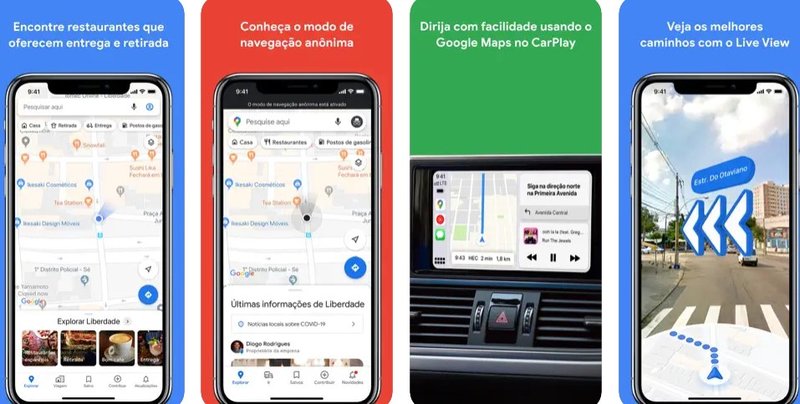 O Google Maps é um dos apps essenciais para a sua viagem