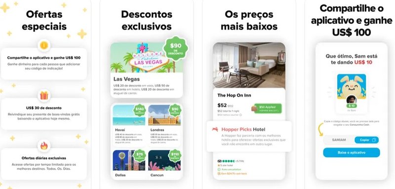 O Hopper é um app voltado para quem quer economizar nas viagens