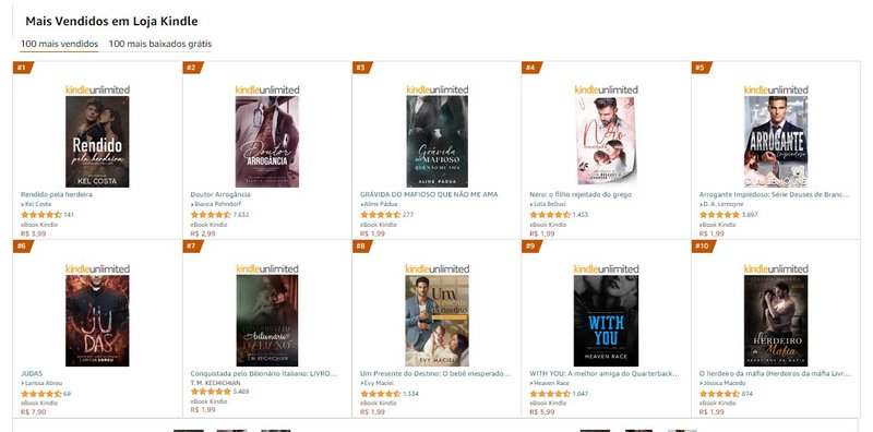 romances hot na amazon 