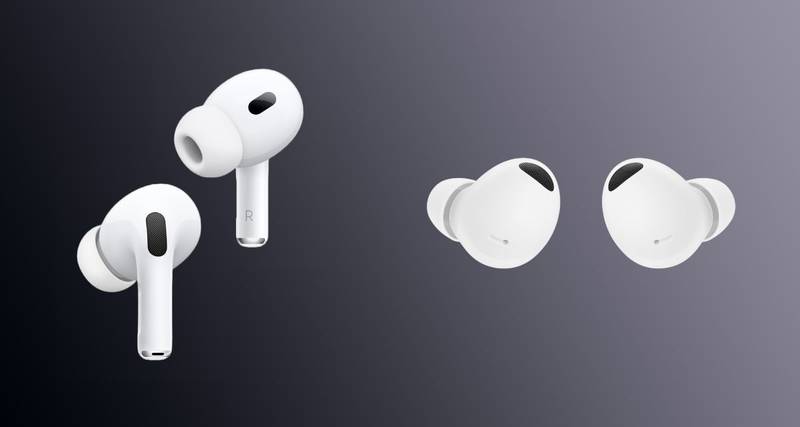Embora sejam modelos premium, o AirPods Pro de 2ª Geração e o Galaxy Buds 2 Pro atingem diferentes públicos.