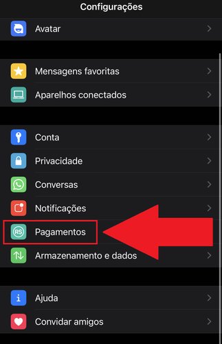 Aperte em "Pagamentos"
