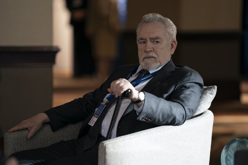 Logan Roy, interpretado por Brian Cox, é o patriarca da família bilionária de Succession.