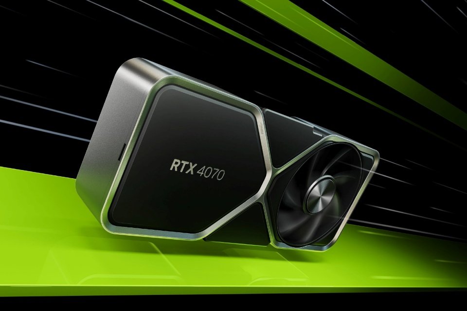 NVIDIA lança RTX 4070 para jogos em 1440p por R$ 5 mil