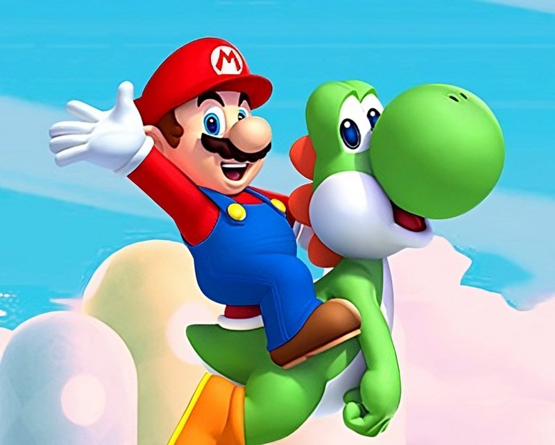 No próximo filme, Mario deve finalmente encontrar Yoshi, seu fiel companheiro de aventuras. (Fonte: Nintendo / Divulgação)