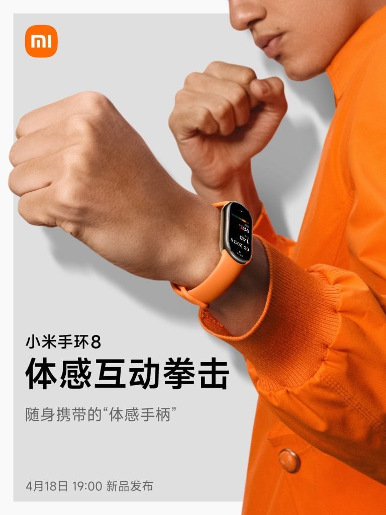 Xiaomi Band 8 terá modo especial para treinos de boxe e outras lutas.