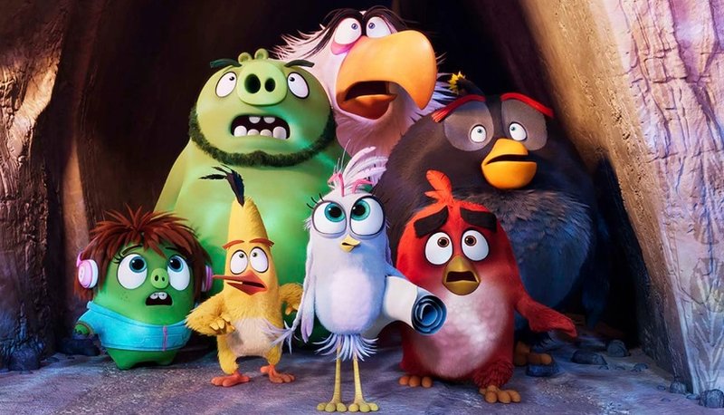 Cena do segundo filme baseado em Angry Birds.