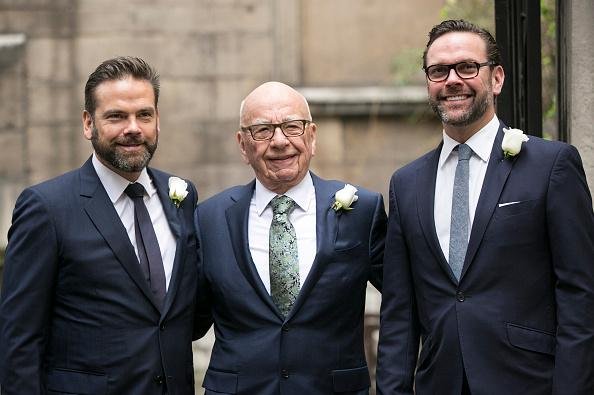 Lachlan, Rupert e James Murdoch