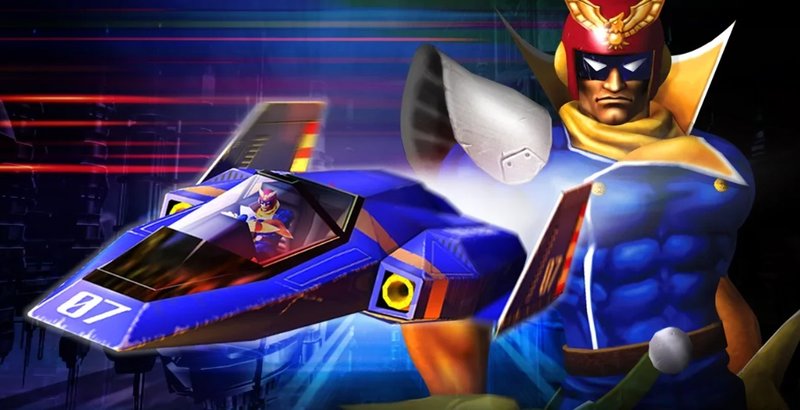 Captain Falcon em F-Zero GX.