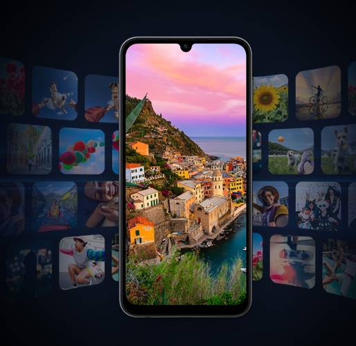 O Samsung A24 pega apenas 195 gramas. (Fonte: Samsung/Divulgação)