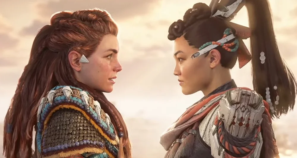 Horizon Burning Shores sofre review bombing devido a beijo de Aloy