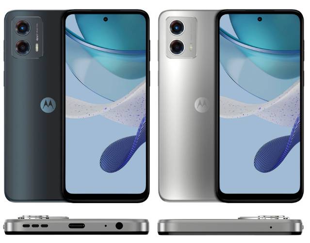 Renderizações vazadas do Moto G 5G (2023).