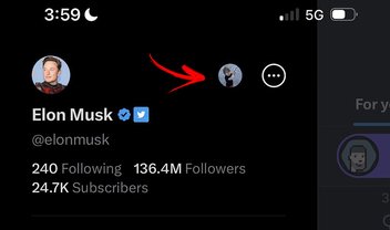 Elon Musk 'revela' sem querer sua conta alternativa no Twitter