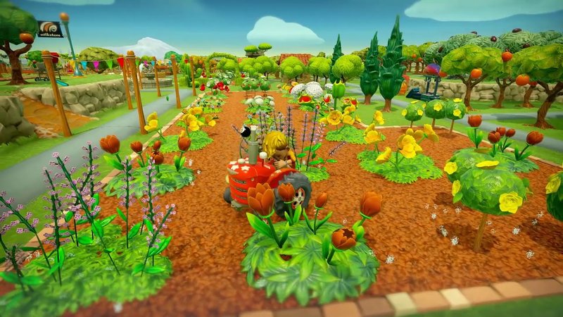 É possível ter um trator para chamar de seu em Farm Together, e isso é muito divertido e empolgante - Imagem: Reprodução/Milkstone Studios