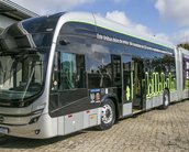 Curitiba inicia testes com ônibus elétrico articulado da BYD