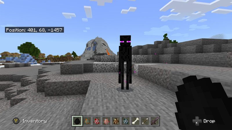 Enderman, em Minecraft. (Fonte: Minecraft / Reprodução)